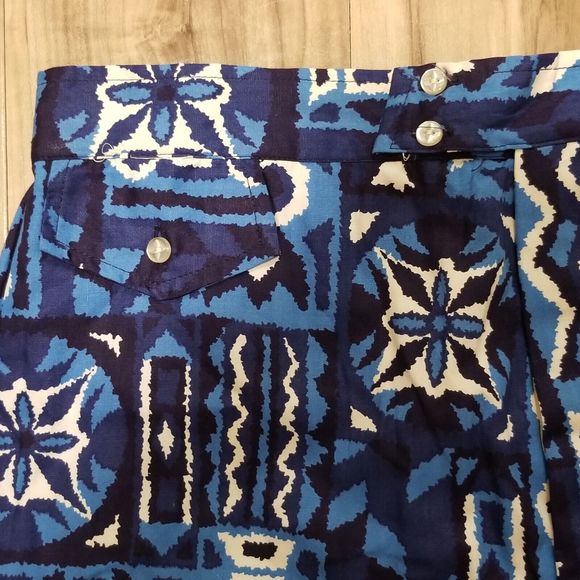 Vintage 60s 70s Paradise Hawaii All Over Print Swim Shorts Surf Trunks Lined M - Picture 6 of 16